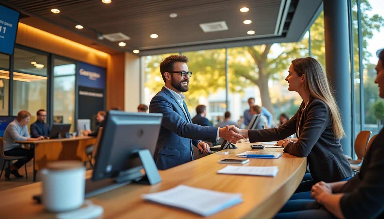 Illustration: Comprendre le rôle clé du chargé d’accueil en agence bancaire