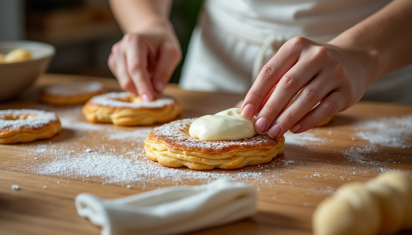 Recette du mille-feuille facile avec pâte feuilletée toute prête