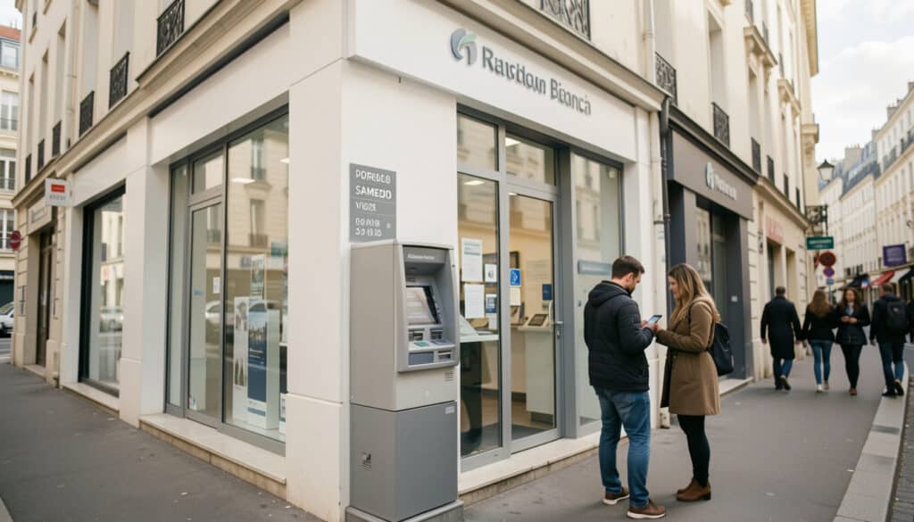 Trouver une banque ouverte le samedi près de chez vous